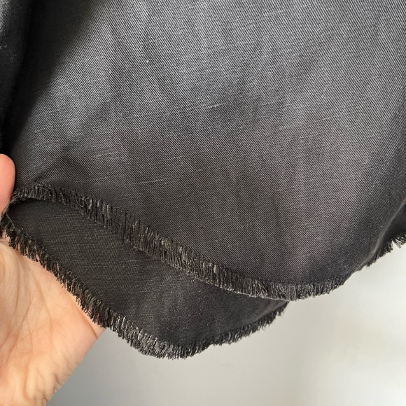 RAILS LOREN SHIRT BLACK METALLIC STARS XS - Linen & Lyocell Blended - Picture 7 of 12